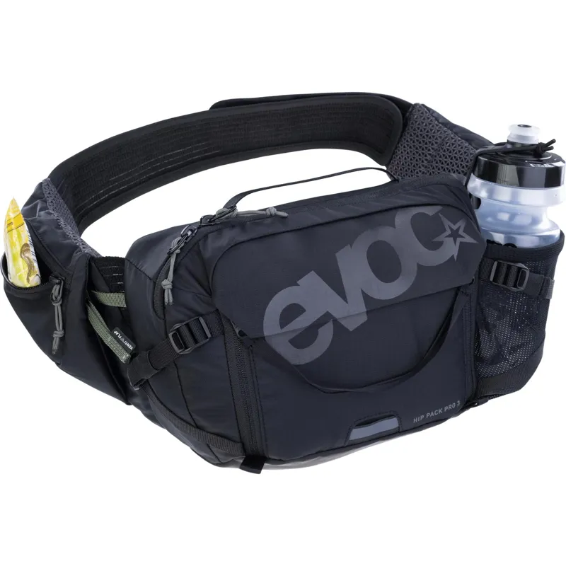 Evoc Hip Pack Pro 3L Hydration Pack  1.5L Bladder - Black-3