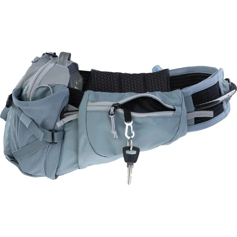 Evoc Hip Pack Pro 3L Hydration Pack  1.5L Bladder - Stone/Steel-7