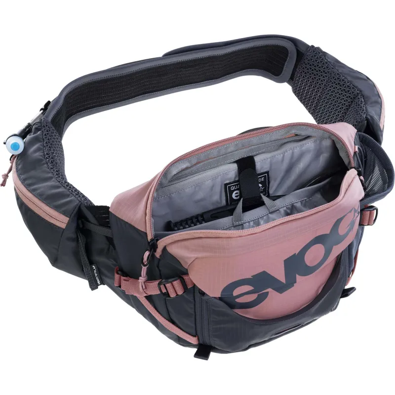 Evoc Hip Pack Pro 3L Hydration Pack  1.5L Bladder - Dusty Pink/Grey-5