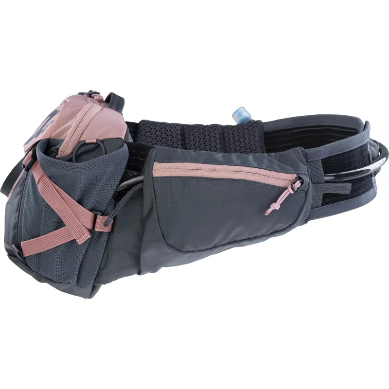 Evoc Hip Pack Pro 3L Hydration Pack  1.5L Bladder - Dusty Pink/Grey-6