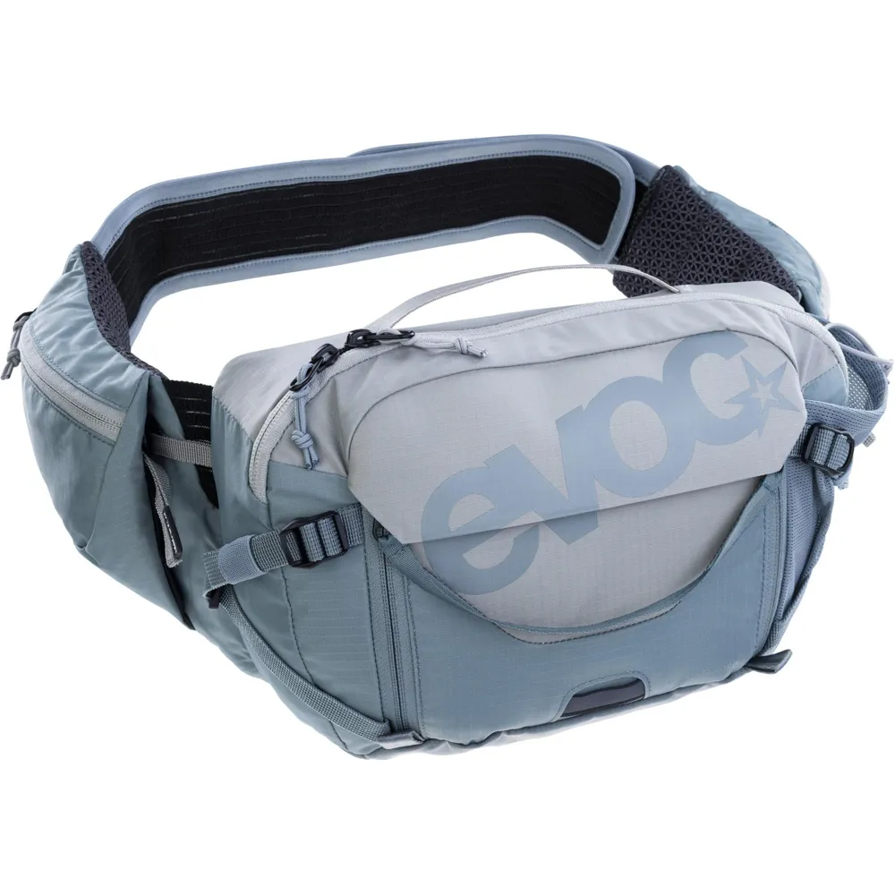 uPRISE Bikes Evoc Hip Pack Pro 3 Litre Waist Pack - Stone/Steel | Price match, 365 day return s, 18-Month Warranty, Finance Available & Free UK Delivery