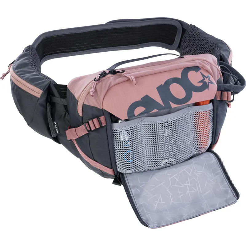 Evoc Hip Pack Pro 3 Litre Waist Pack - Dusty Pink/Carbon Grey-4