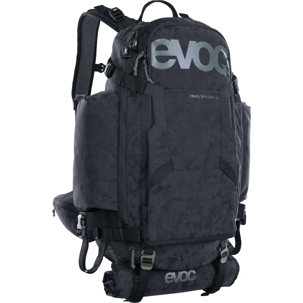uPRISE Bikes Evoc Trail Builder Performance 35 Litre Backpack - Black | Price match, 365 day return s, 18-Month Warranty, Finance Available & Free UK Delivery