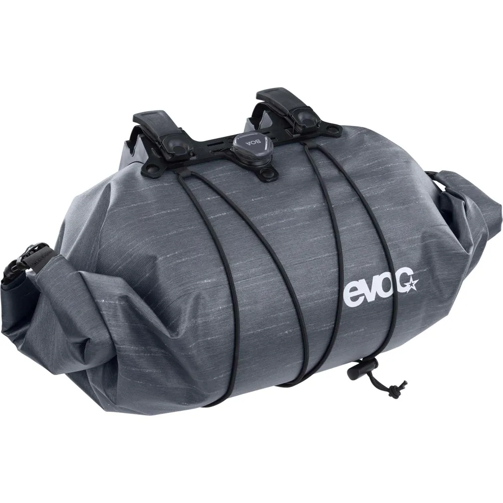 uPRISE Bikes Evoc Waterproof Handlebar 9 Litre Boa Pack - Carbon Grey | Price match, 365 day return s, 18-Month Warranty, Finance Available & Free UK Delivery