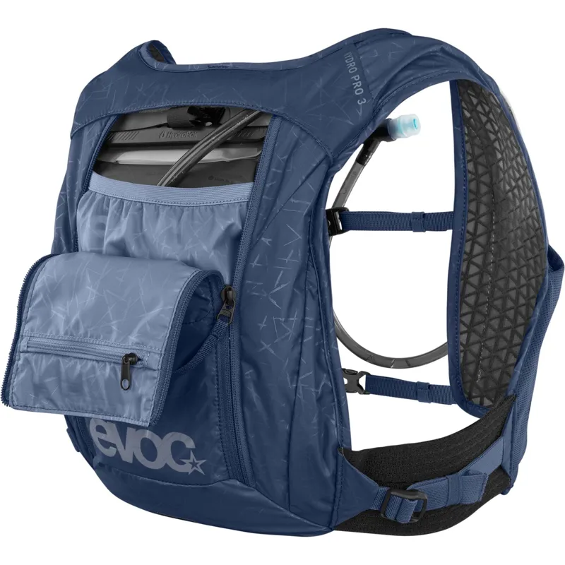 Evoc Hydro Pro 3L Hydration Pack + 1.5L Bladder Backpack - Denim-6