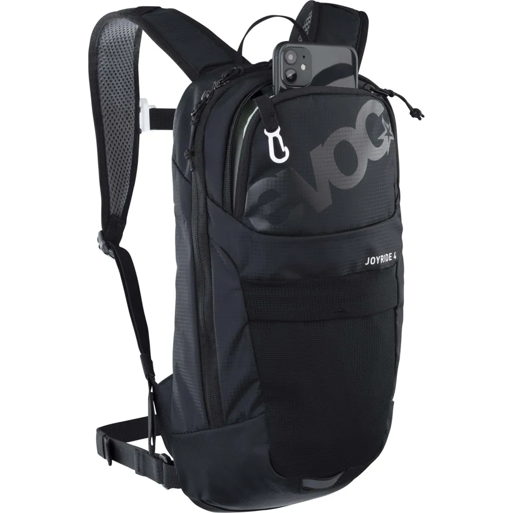 uPRISE Bikes Evoc Joyride 4 Litre Kids Backpack - Black | Price match, 365 day return s, 18-Month Warranty, Finance Available & Free UK Delivery