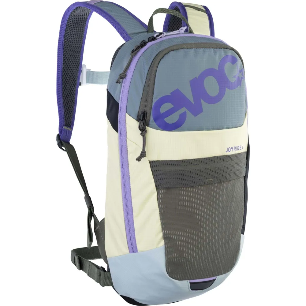uPRISE Bikes Evoc Joyride 4 Litre Kids Backpack - Steel/Lemonade/Mint | Price match, 365 day return s, 18-Month Warranty, Finance Available & Free UK Delivery