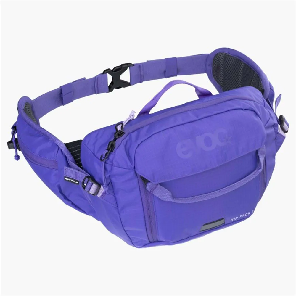 uPRISE Bikes Evoc Hip Pack Hydration Pack 3L + 1.5L Bladder - Violet | Price match, 365 day return s, 18-Month Warranty, Finance Available & Free UK Delivery