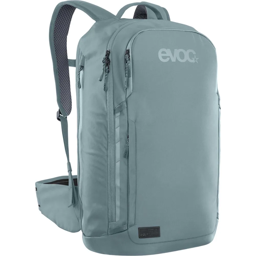 uPRISE Bikes Evoc Commute Pro 22 Litre Cycling Backpack - Steel | Price match, 365 day return s, 18-Month Warranty, Finance Available & Free UK Delivery