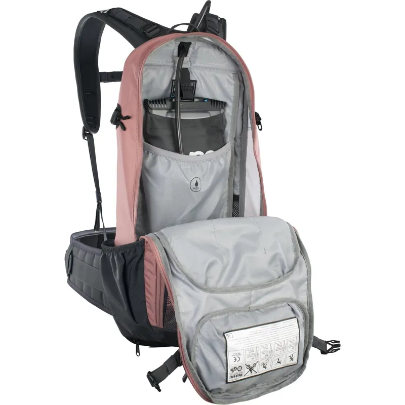 Evoc FR Enduro Protector 16 Litre Backpack - Dusty Pink/Carbon Grey-7