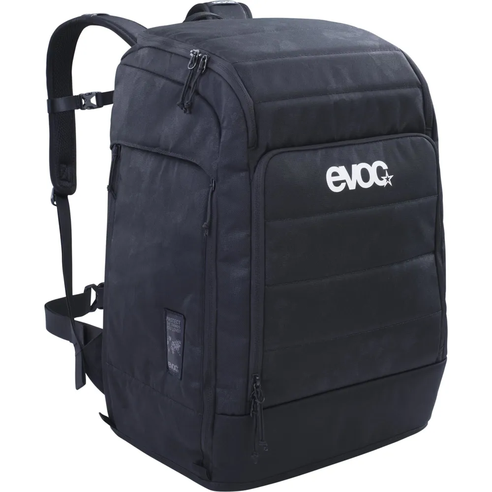 uPRISE Bikes Evoc Gear 60 Litre Backpack - Black | Price match, 365 day returns, 18-Month Warranty, Finance Available & Free UK Delivery
