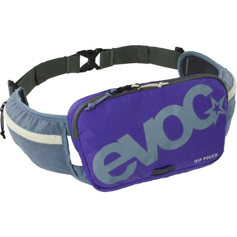 Evoc Hip Pouch - 1 Litre - Steel/Violet/Dark Olive