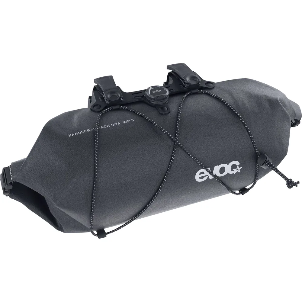 uPRISE Bikes Evoc Waterproof Boa Handlebar Pack - 5 Litre - Black | Price match, 365 day returns, 18-Month Warranty, Finance Available & Free UK Delivery