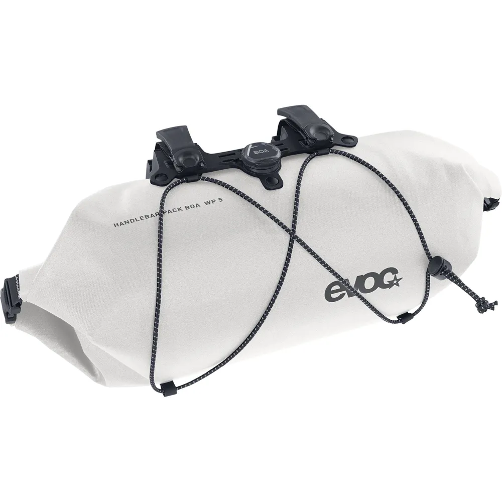uPRISE Bikes Evoc Waterproof Boa Handlebar Pack - 5 Litre - Sand | Price match, 365 day returns, 18-Month Warranty, Finance Available & Free UK Delivery