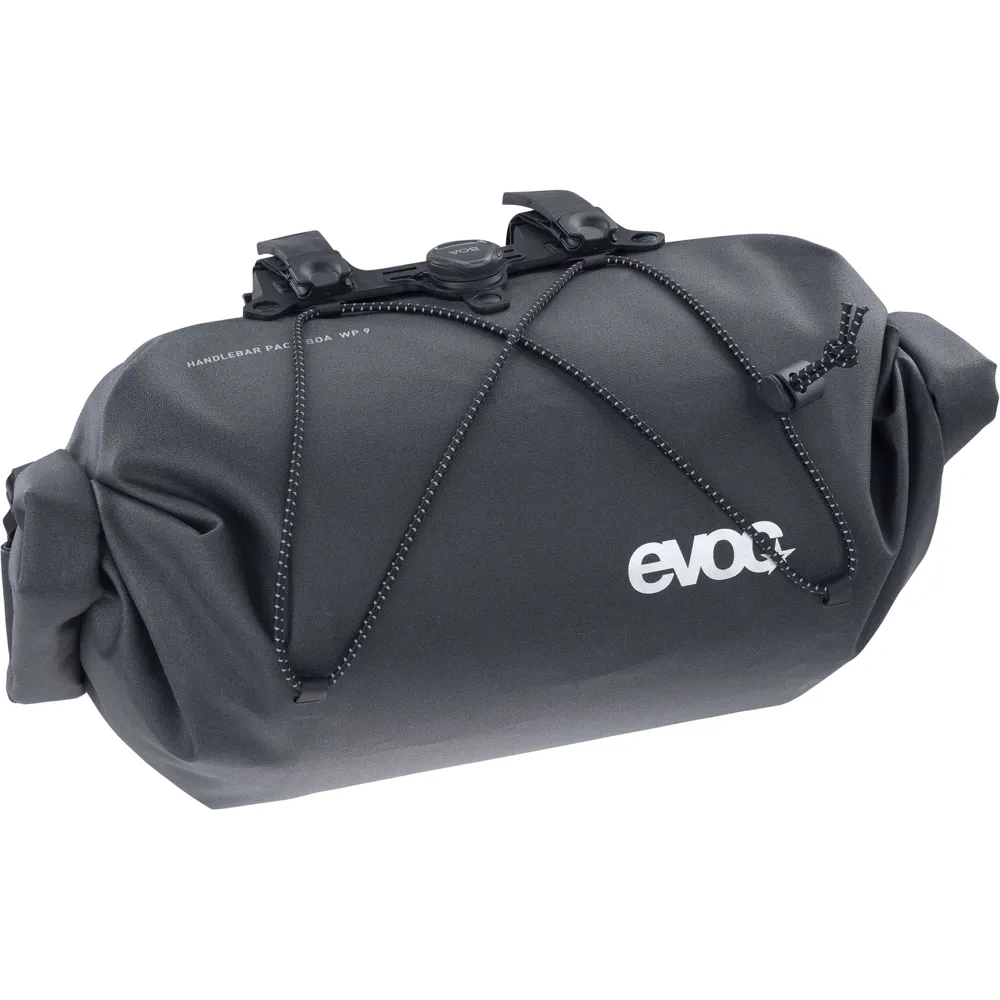 uPRISE Bikes Evoc Waterproof Boa Handlebar Pack - 9 Litre - Black | Price match, 365 day returns, 18-Month Warranty, Finance Available & Free UK Delivery