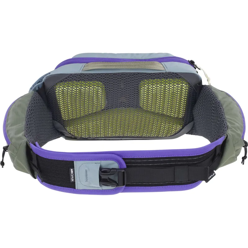 Evoc Hip Pack Pro 3 Litre + Hydration Bladder - Steel/Violet/Darl Olive-5