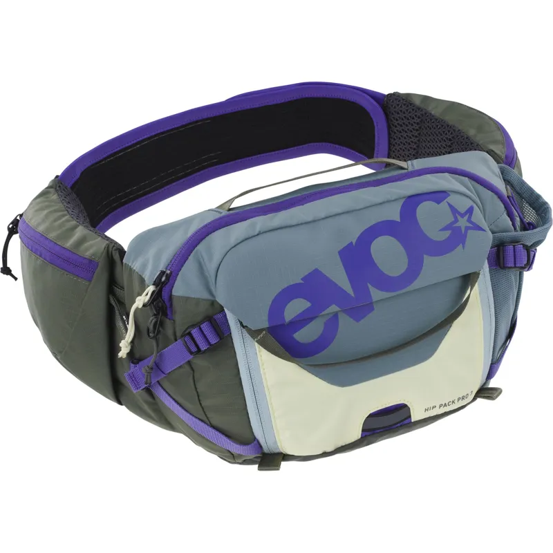 Evoc Hip Pack Pro 3 Litre - Steel/Violet/Dark Olive