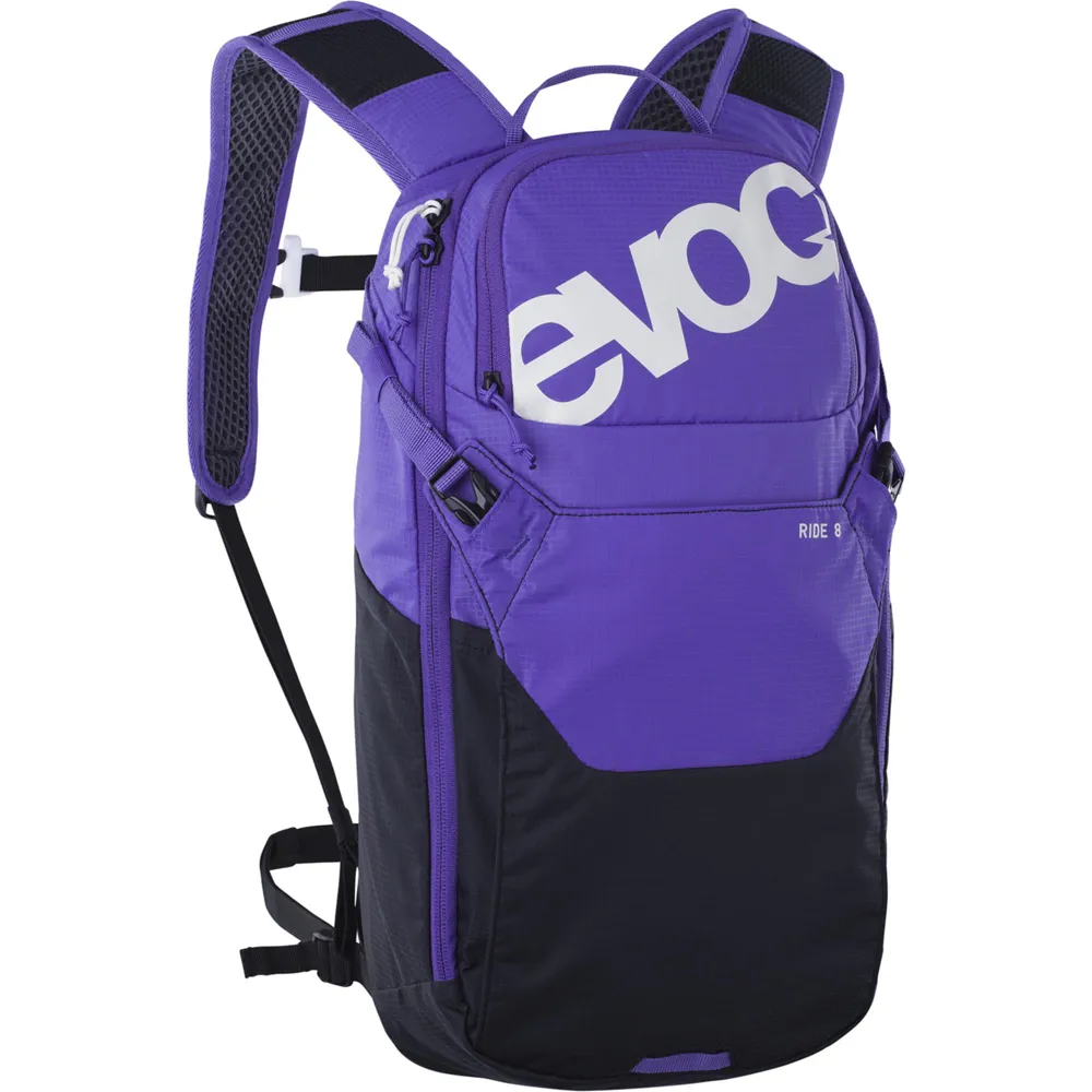uPRISE Bikes Evoc Ride Performance 8 Litre Backpack - Violet/Black | Price match, 365 day return s, 18-Month Warranty, Finance Available & Free UK Delivery