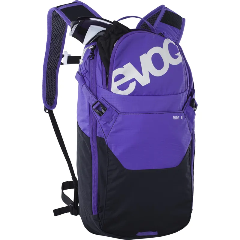 Evoc Ride Performance 8 Litre Backpack + 2 Litre Bladder - Violet/Black-3