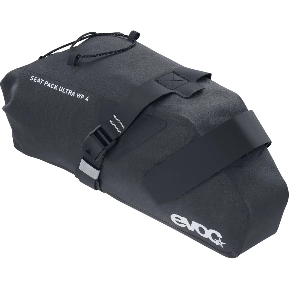 uPRISE Bikes Evoc Ultra Waterproof Seat Pack - 4 Litre - Black | Price match, 365 day returns, 18-Month Warranty, Finance Available & Free UK Delivery