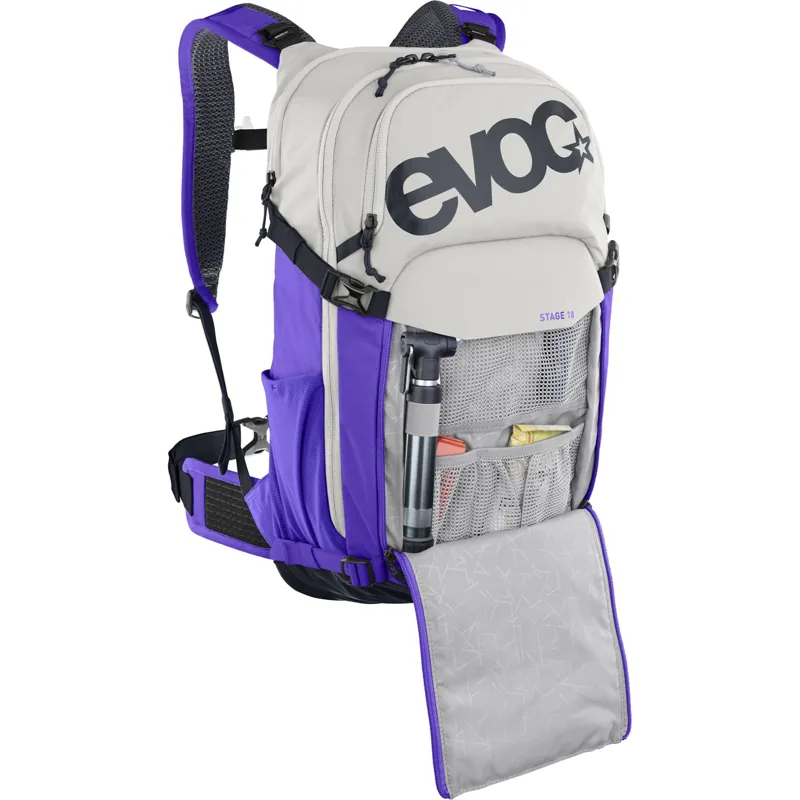 Evoc Stage 18 Litre Backpack - Sand/Violet-4
