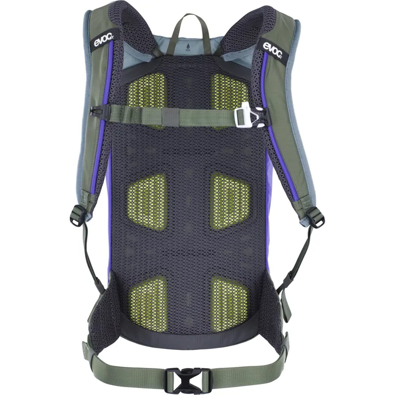 Evoc Stage 6 Litre Backpack - Steel/Violet/Dark Olive-1