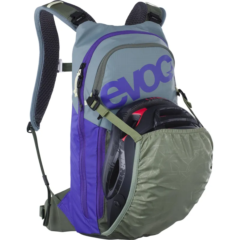 Evoc Stage 6 Litre Backpack - Steel/Violet/Dark Olive-3