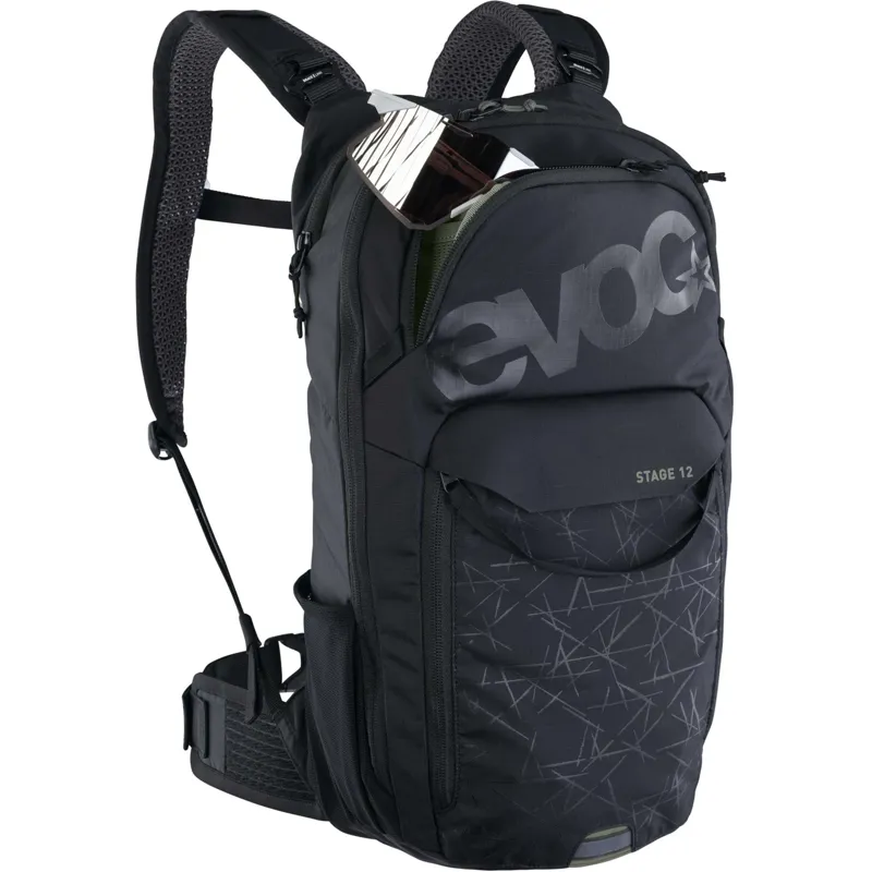 Evoc Stage 12 Performance Backpack - 12L - Black-2
