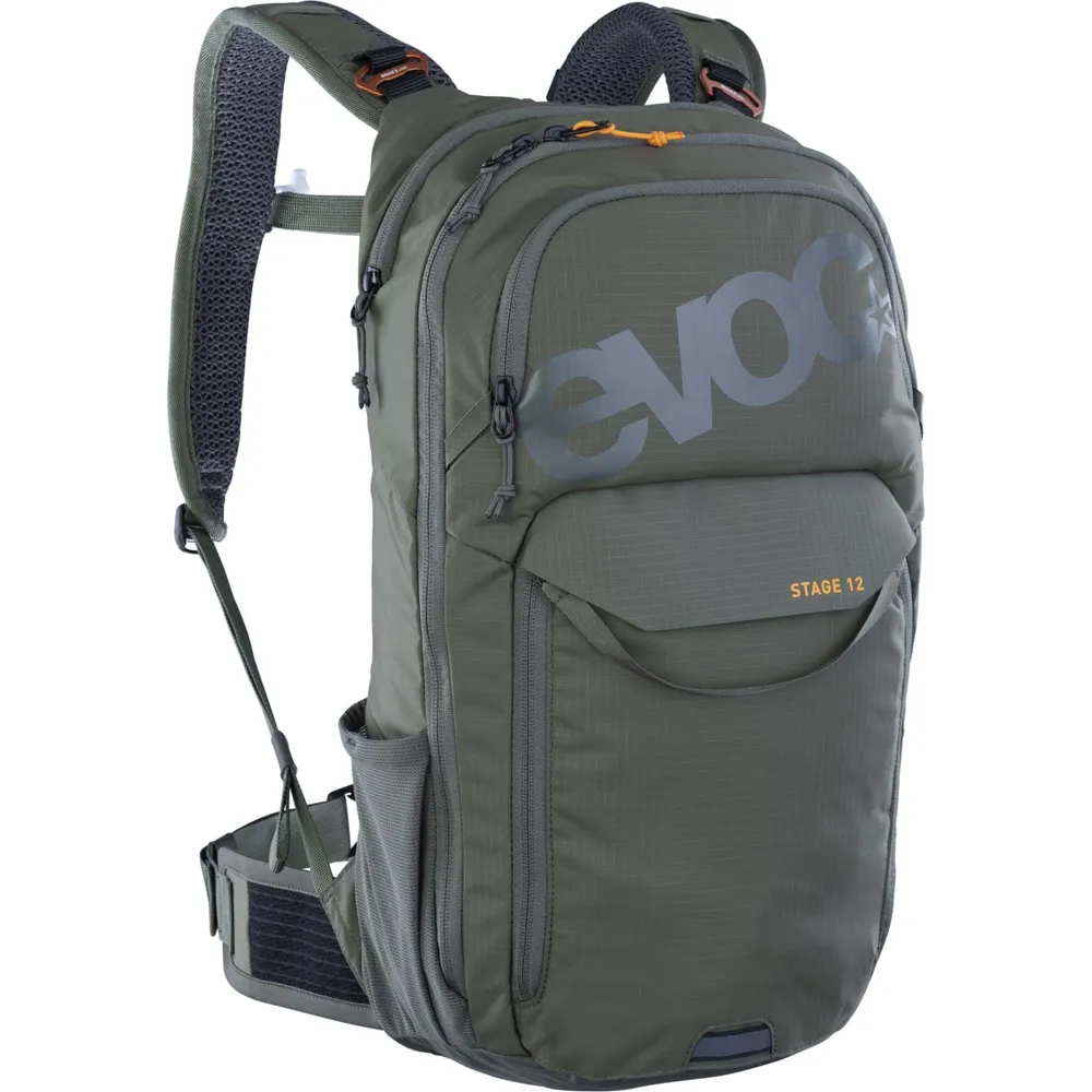 uPRISE Bikes Evoc Stage 12 Performance Backpack - 12L - Dark Olive | Price match, 365 day return s, 18-Month Warranty, Finance Available & Free UK Delivery