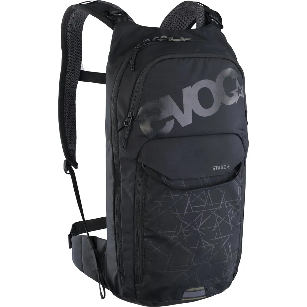 uPRISE Bikes Evoc Stage Performance 6L Backpack with 2L Bladder - Black | Price match, 365 day return s, 18-Month Warranty, Finance Available & Free UK Delivery