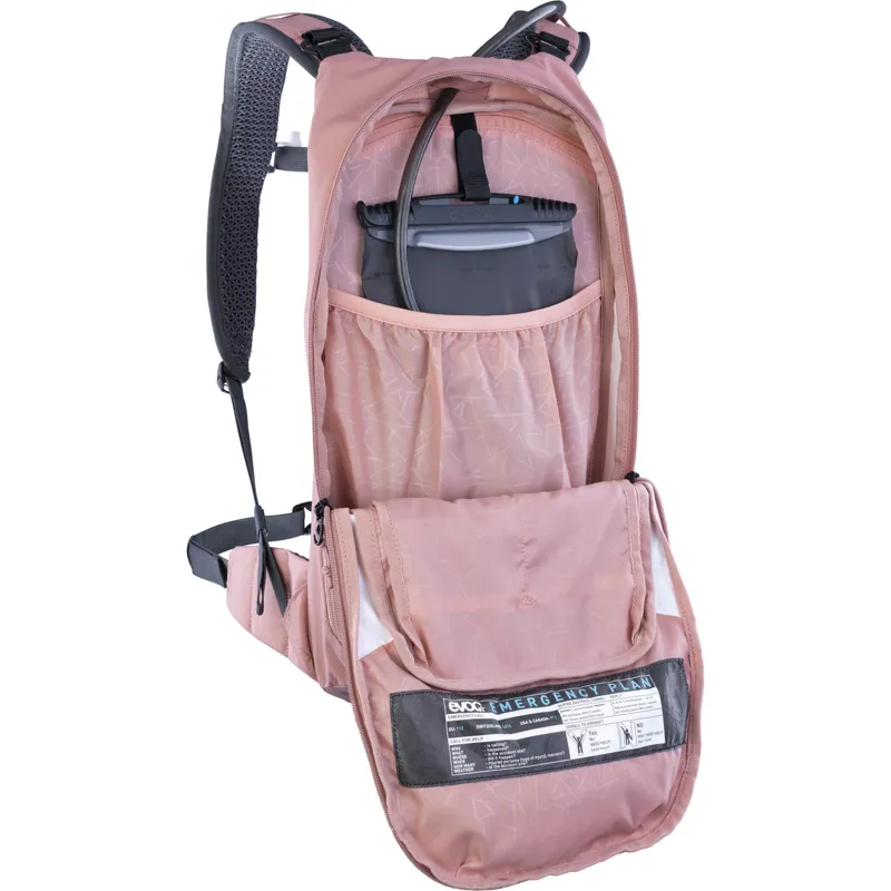 Evoc Stage Performance 6L Backpack with 2L Bladder - Dusty Pink-5