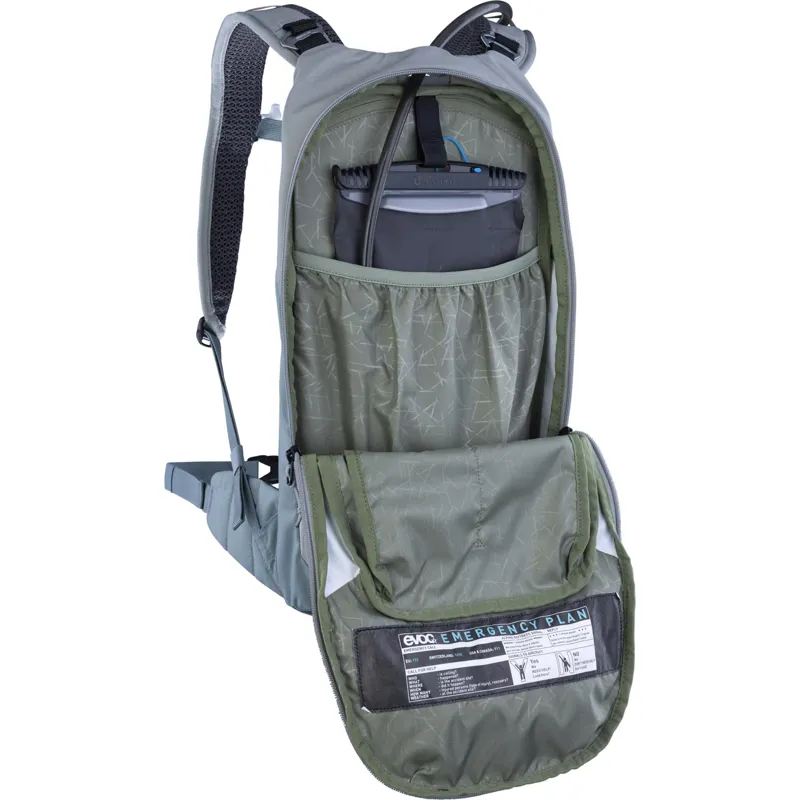 Evoc Stage Performance 6L Backpack with 2L Bladder -Stone/Steel-5