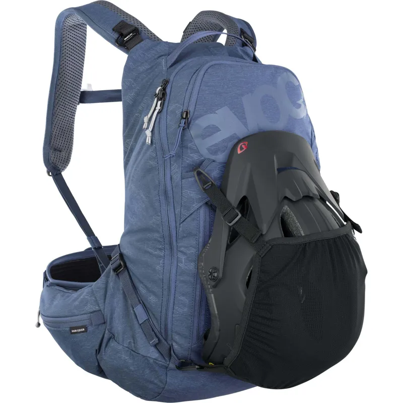 Evoc Trail Pro Protector 16 Litres Backpack - Denim-7
