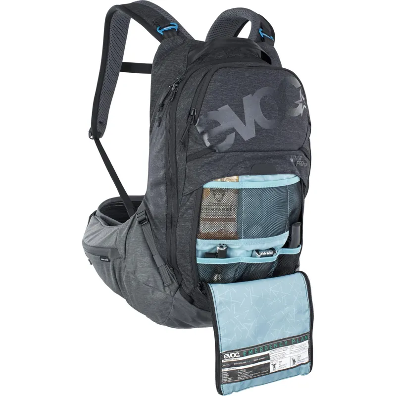 Evoc Trail Pro Protector 16 Litres Backpack - Stone/Carbon Grey-6