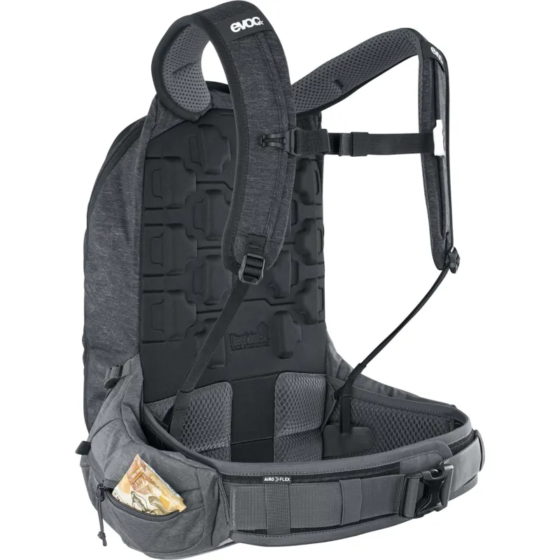 Evoc Trail Pro Protector 16 Litres Backpack - Stone/Carbon Grey-8