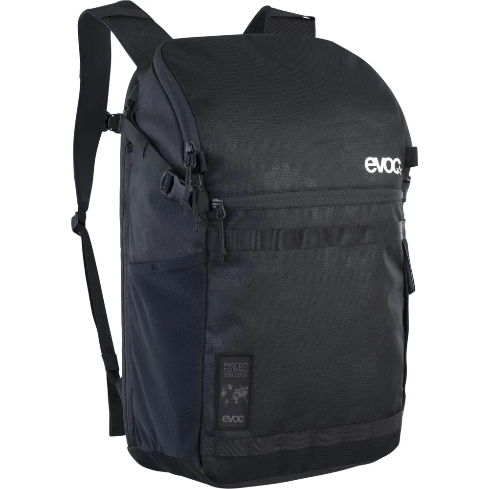 uPRISE Bikes Evoc Travel 22 Litre Backpack - Black | Price match, 365 day return s, 18-Month Warranty, Finance Available & Free UK Delivery