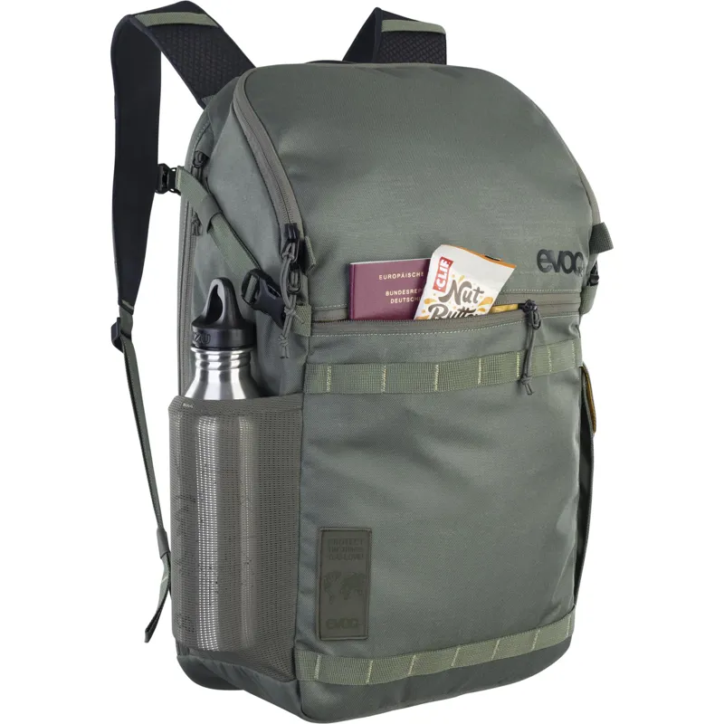Evoc Travel 22 Litre Backpack - Dark Olive-2