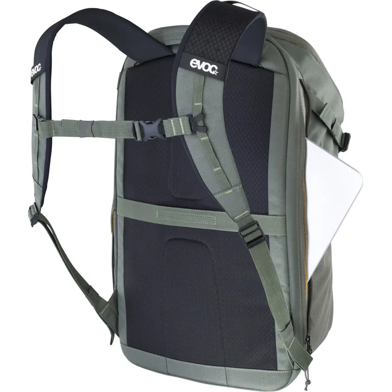 Evoc Travel 22 Litre Backpack - Dark Olive-4