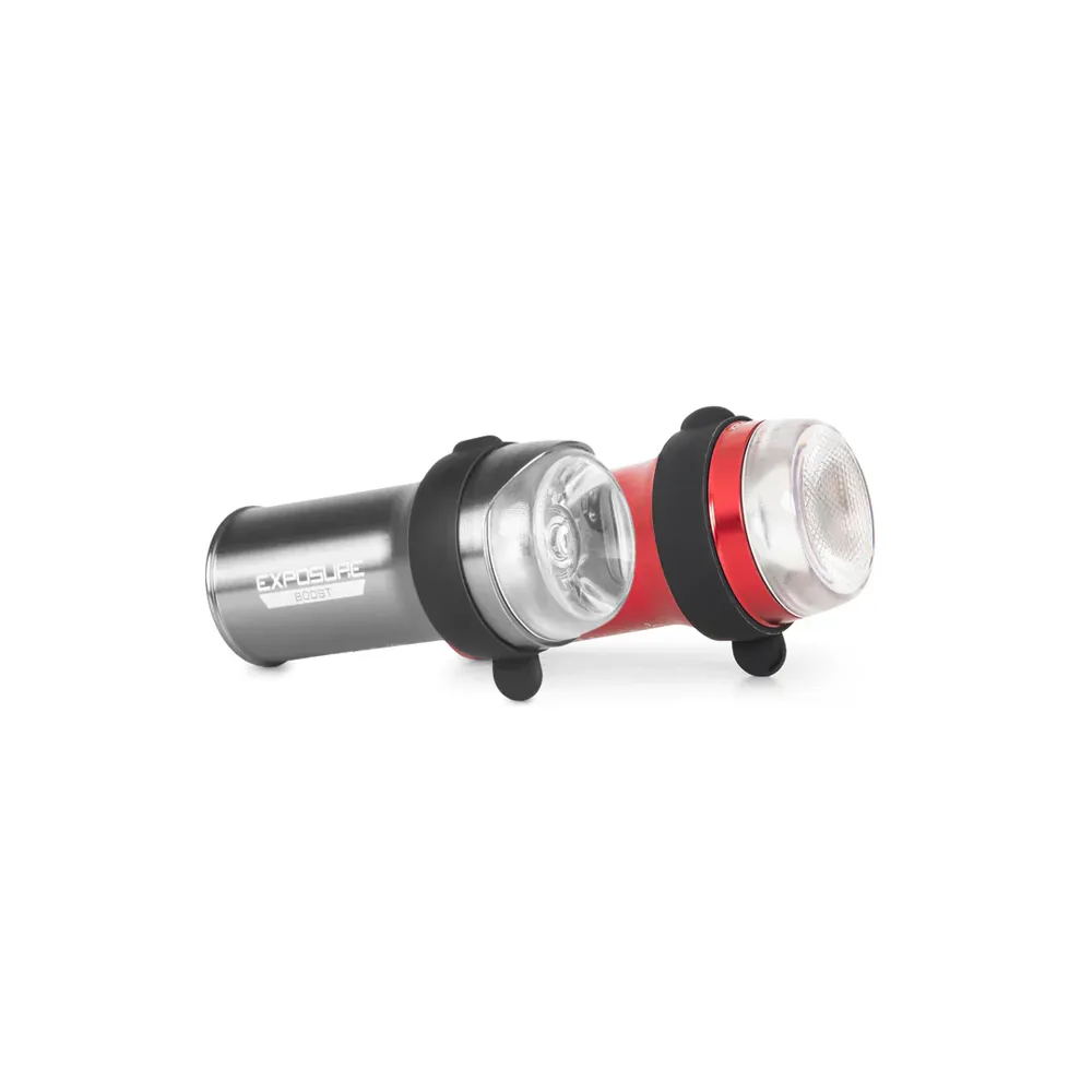 uPRISE Bikes Exposure Boost 3 + Boost-R Reakt 3 USB C Rechargeable Light Set | Price match, 365 day returns, 18-Month Warranty, Finance Available & Free UK Delivery