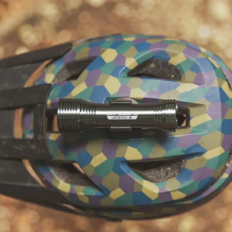 Exposure Joystick 18 1200 Lumen UBS Helmet Light - Silver-1