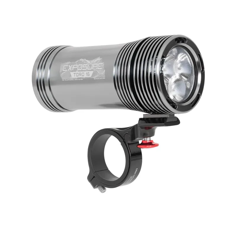 Exposure Toro 16 3850 Lumen USB Front Light - Silver