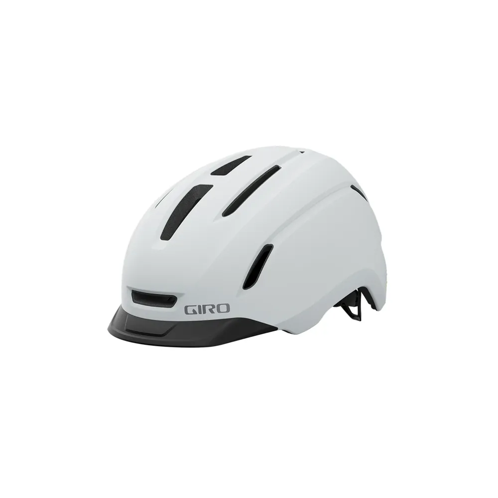 uPRISE Bikes Giro Caden II LED Urban Helmet - Matt White | Price match, 365 day return s, 18-Month Warranty, Finance Available & Free UK Delivery