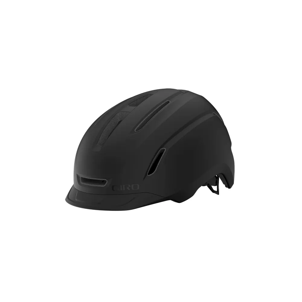 uPRISE Bikes Giro Caden II LED Urban Helmet - Matt Black | Price match, 365 day return s, 18-Month Warranty, Finance Available & Free UK Delivery