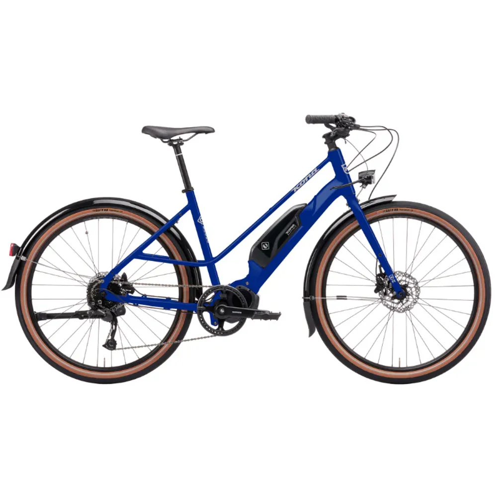 uPRISE Bikes Kona Ecoco 2025 Women's Electric Hybrid Bike - Blue | Price match, 365 day return s, 18-Month Warranty, Finance Available & Free UK Delivery