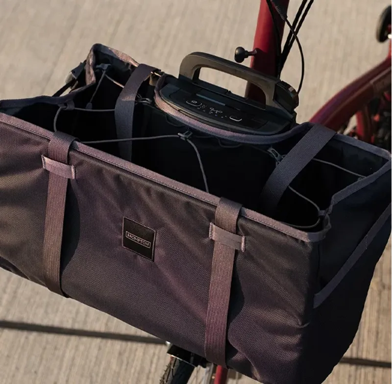 Brompton Electric Basket Bag - 22 Litre - Black-4