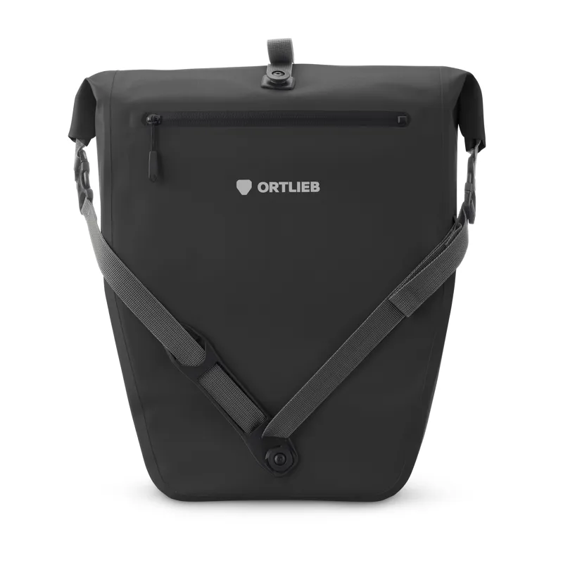 Ortlieb Back-Roller Zip Pocket TiDura Pannier Bag - 20 Litre - Black
