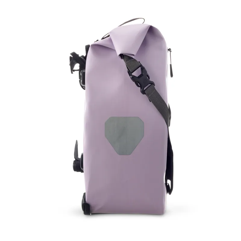Ortlieb Back-Roller Zip Pocket TiDura Pannier Bag - 20 Litre - Lavender-13