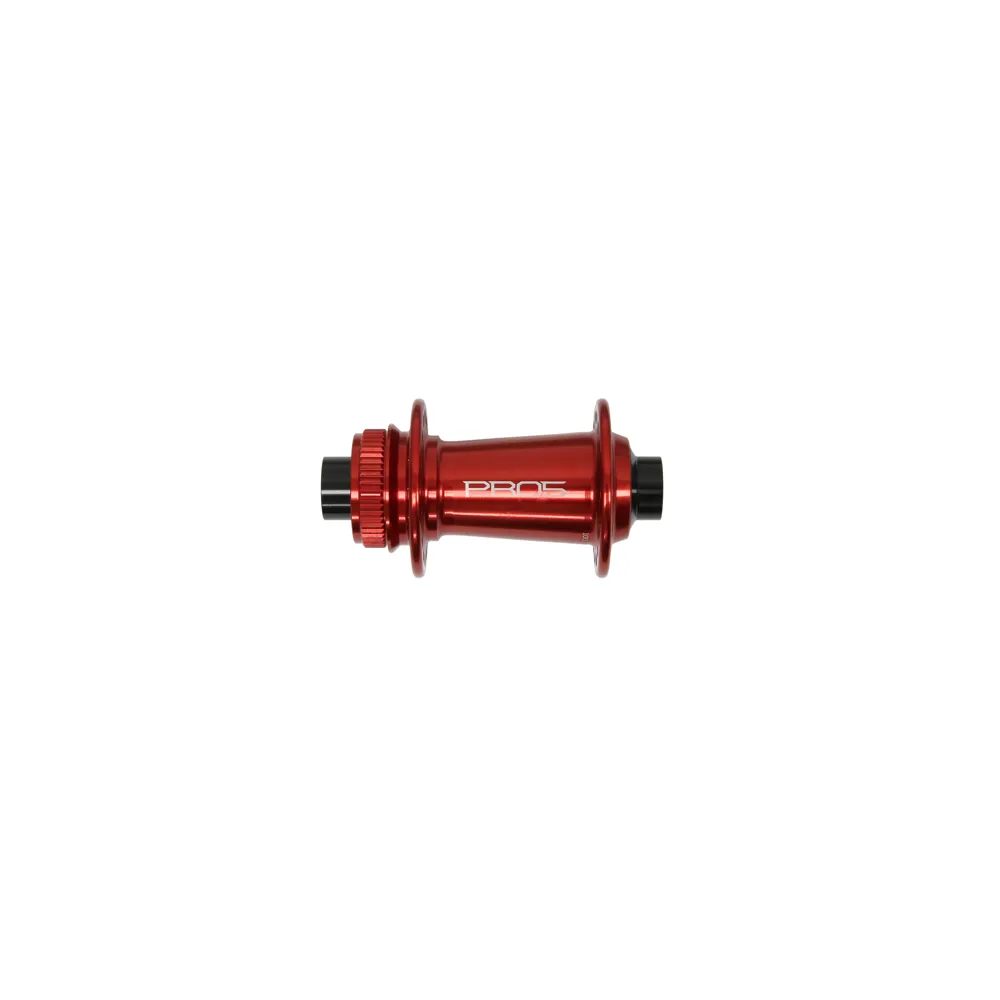 uPRISE Bikes Hope Pro 5 Centre Lock Straight Pull Front Hub - Red | Price match, 365 day return s, 18-Month Warranty, Finance Available & Free UK Delivery