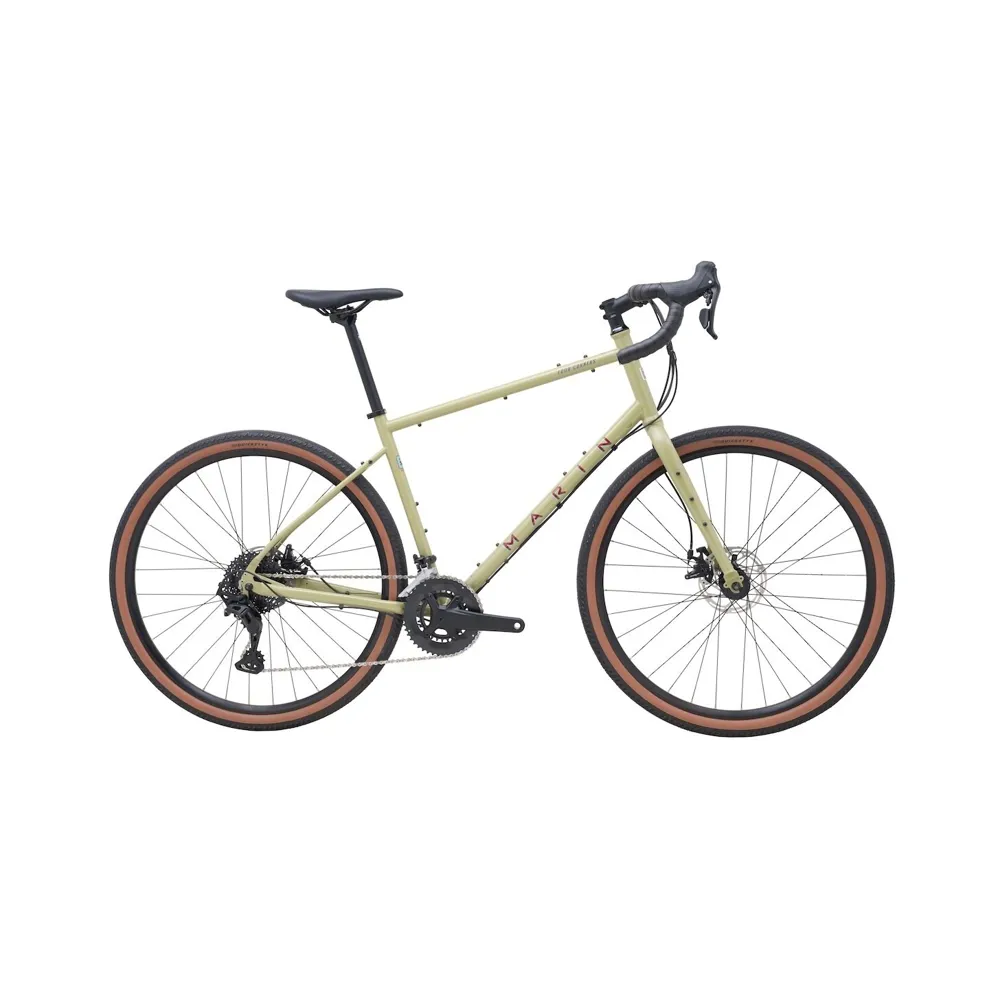 uPRISE Bikes Marin Four Corners 2025 Gravel Road Bike - Tan/Maroon | Price match, 365 day return s, 18-Month Warranty, Finance Available & Free UK Delivery
