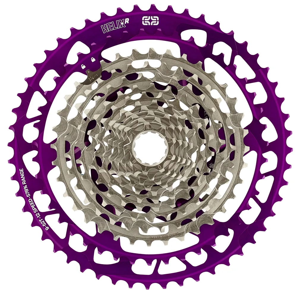 uPRISE Bikes E*Thirteen E-Thirteen Helix Race 12 Speed Cassette - 9-52T - Eggplant | Price match, 365 day return s, 18-Month Warranty, Finance Available & Free UK Delivery